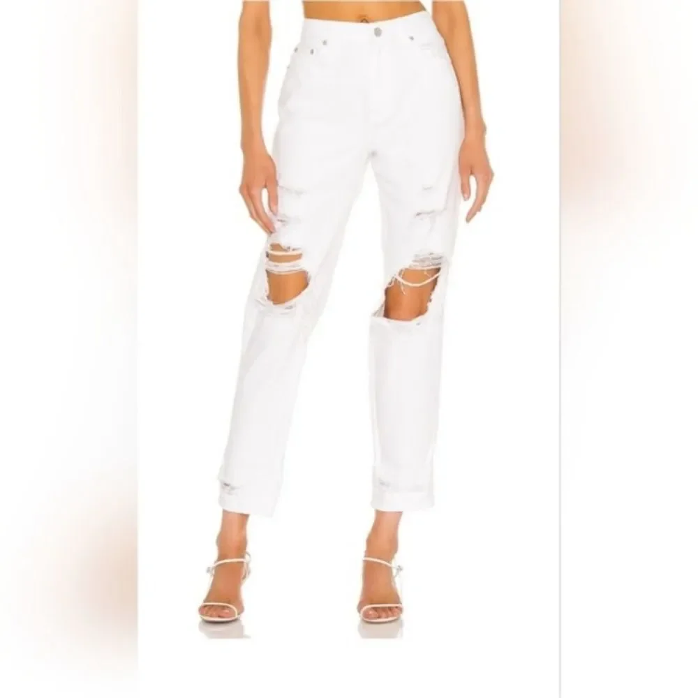 Pistola Presley High Rise Relaxed Roller Jeans Sz 27 NWT - Picture 10 of 10